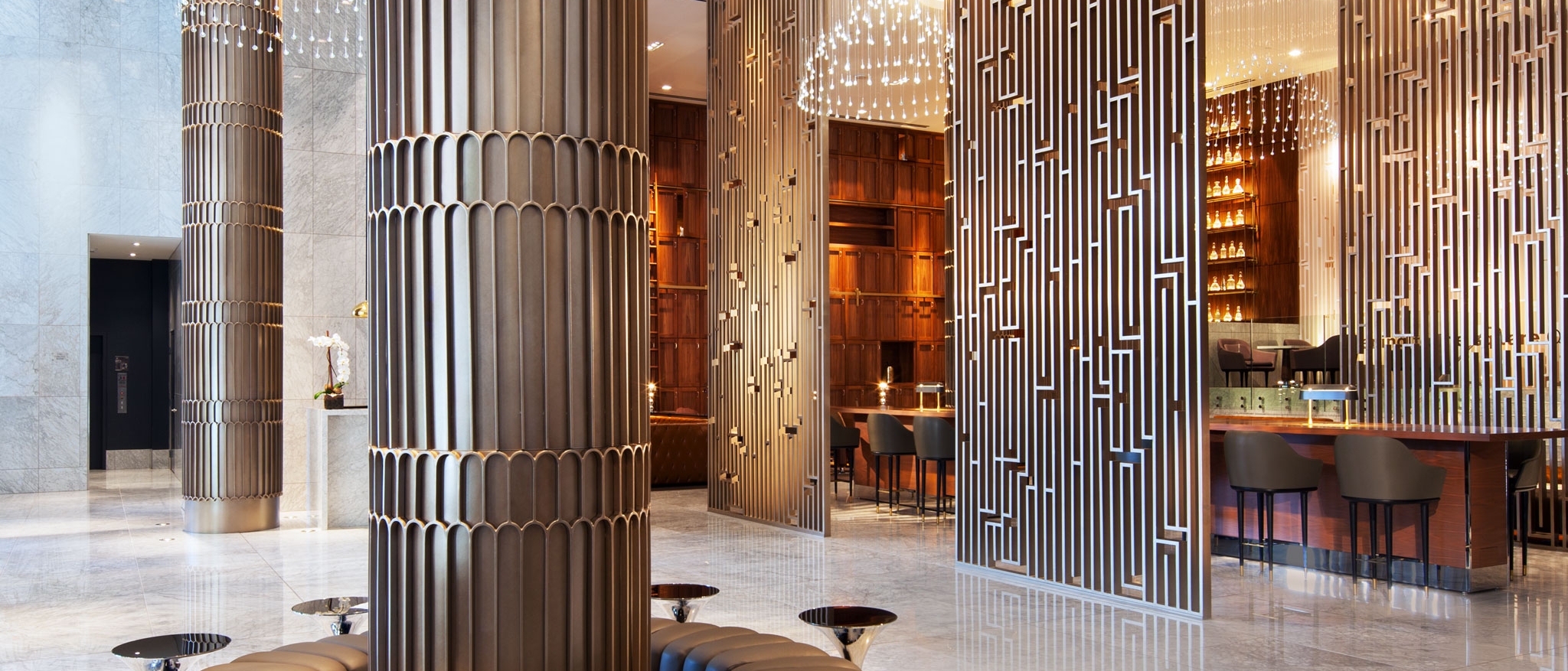 Hotels Near Staples Center Sheraton Grand Los Angeles Hotel Near Staples Center Lobby